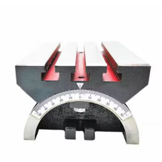 7 Inches Milling Machine Drilling Machine Adjustable Angle Tilting Angle Rotary Table Tilting Workbench