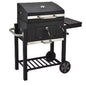 BBQ Grill Portable Easy To Install Oil Drum Stove Bbq Courtyard Large Square Grill Heating Stove