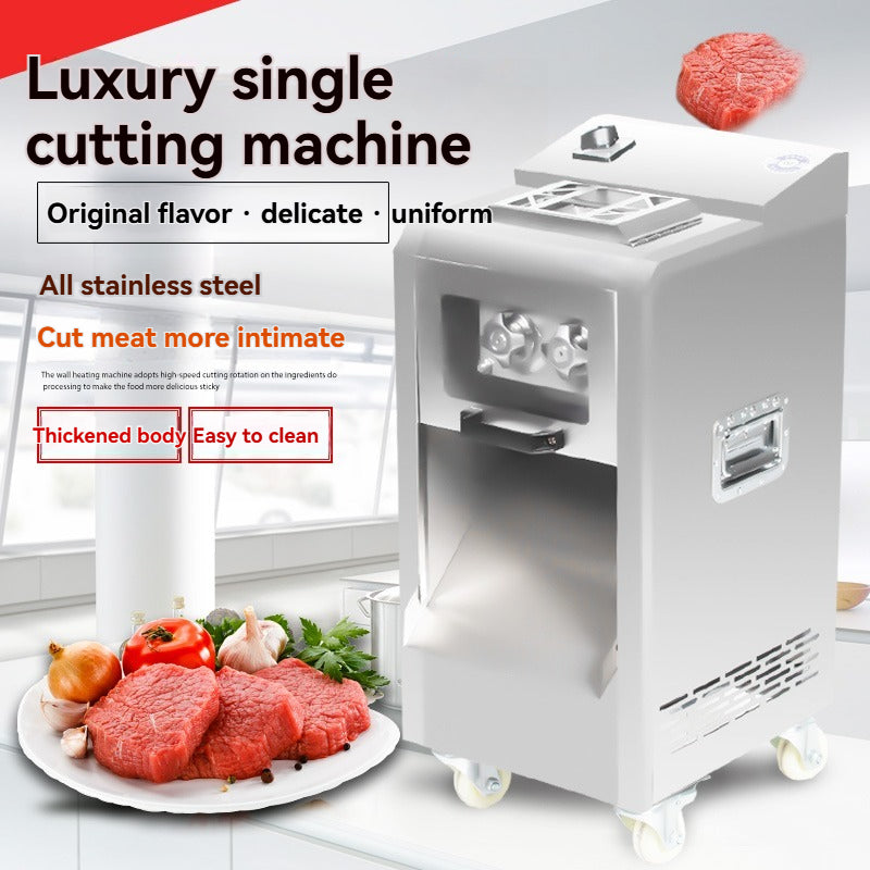 Commercial Meat Grinder Stainless Steel Slicer Shredder Meat Cutter Copper Core Food Machinery Detachable