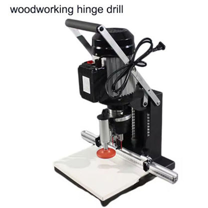 Handheld home improvement woodworking hinge drill portable cutting machine three-in-one CNC multi-function semi-automatic drill