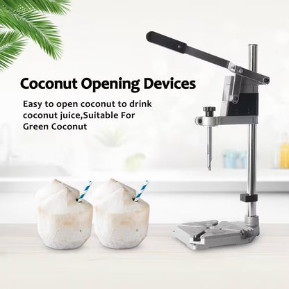 Stainless steel manual coconut cover opening machine, commercial chain store, fruit store, convenient opening device