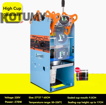 9.5cm Cup Bubble Tea Machine Cup Sealing Machine Coffee/Bubble Tea Sealing Machine 220V