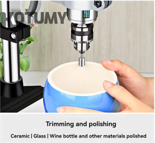 Desktop bottle cutting machine, electric glass ceramic bottle cutting machine, multifunctional polishing and drilling machine for making flower pots