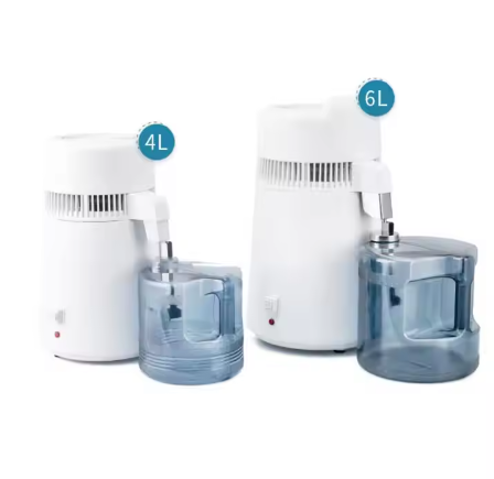 4L/6L Distilled Water Dispenser Dental Medical Filter Purifier Distillation Purification Pure Dew 1L/H Mega Household Distilled Water Dispenser 220V