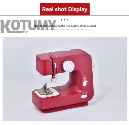 Small fully automatic multifunctional household electric sewing machine