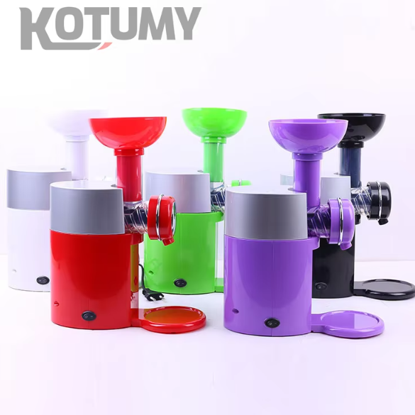 Automatic DIY fruit ice cream machine, homemade kitchen food processing machine, ice cream making