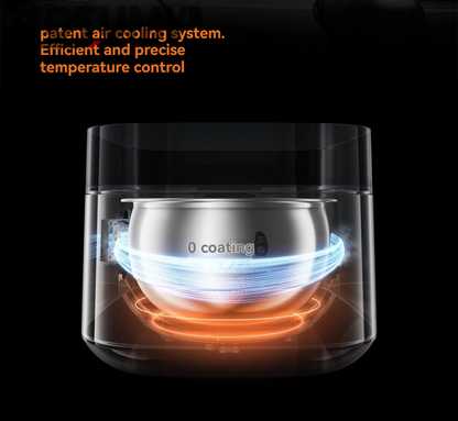 Non-stick 0 coating titanium rice cooker 4 liters far infrared IH