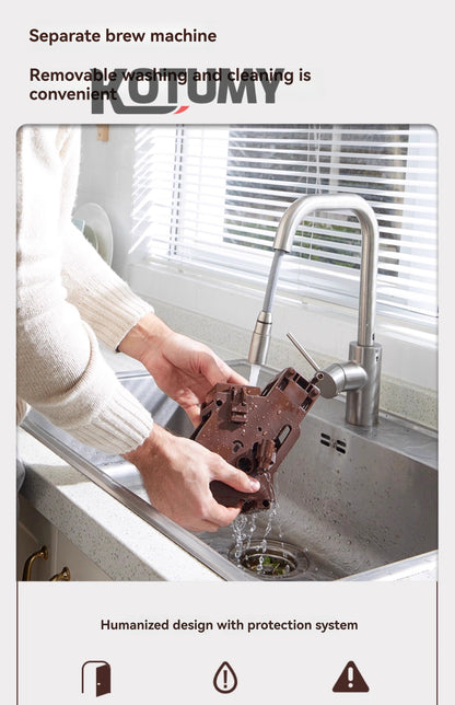 Small coffee machine fully automatic integrated home milk foam American Italian style