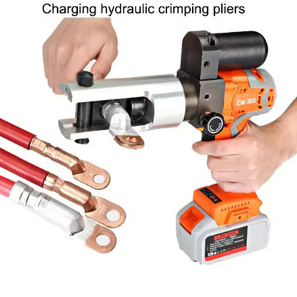 Rechargeable Copper Aluminum Terminal Crimping Plier Electric Cable Plier CM-300 Electric Hydraulic Pliers 18v Electrician Plier