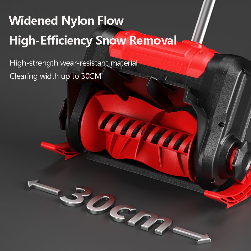 Electric Snow Sweeper Small Wireless Hand Push Snow Removal Equipment School Road Property Snow Shovel