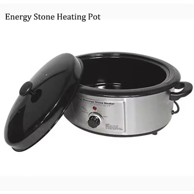 Professional Beauty Salon Hot stone Heater Warmer Machine with Shovel Energy Stone Heating Pot