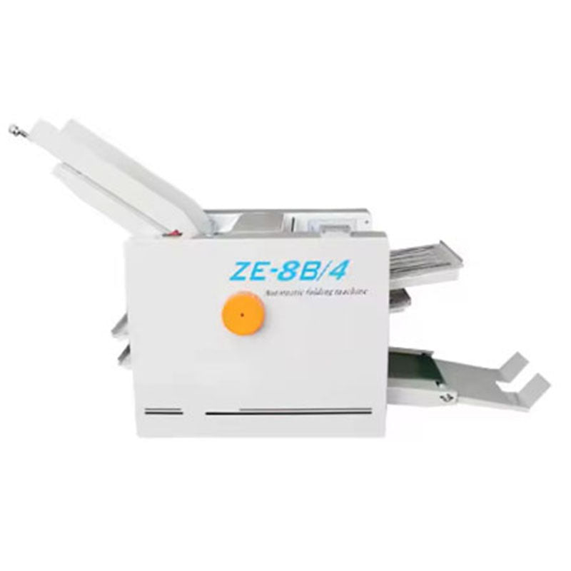 220V ZE-8B/4 Automatic Paper Folding Machine Max For A3 Paper+high Speed+ 4 Folding Trays Paper Folding Machine