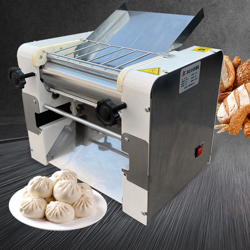 Commercial Kneading Dumpling Maker Noodle Press Machine Noodle Machine Electric Dough Roller Stainless Steel Desktop Pasta