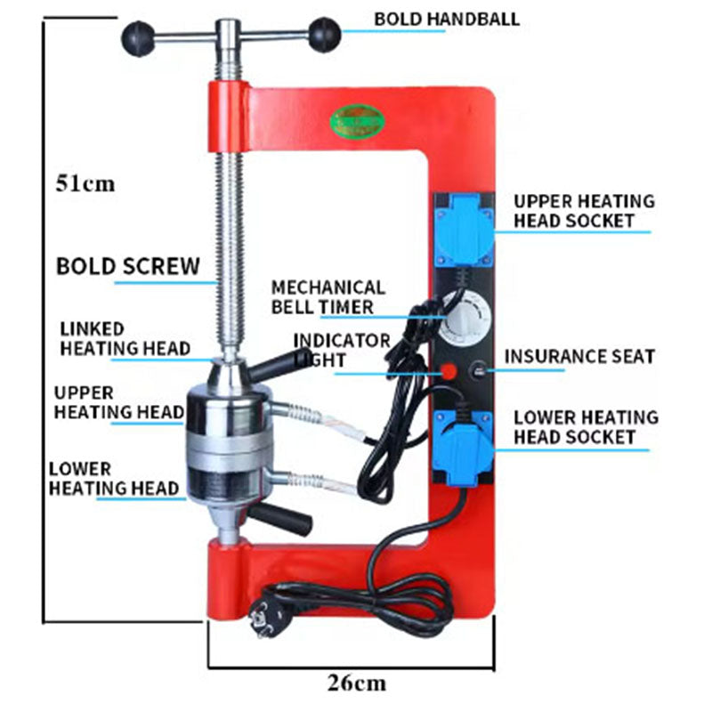 220V Inner Tube Tire Repair Machine Automatic Temperature Control Car Tire Dot Vulcanizing Machine Tire Repair Equipment