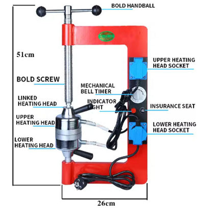 220V Inner Tube Tire Repair Machine Automatic Temperature Control Car Tire Dot Vulcanizing Machine Tire Repair Equipment