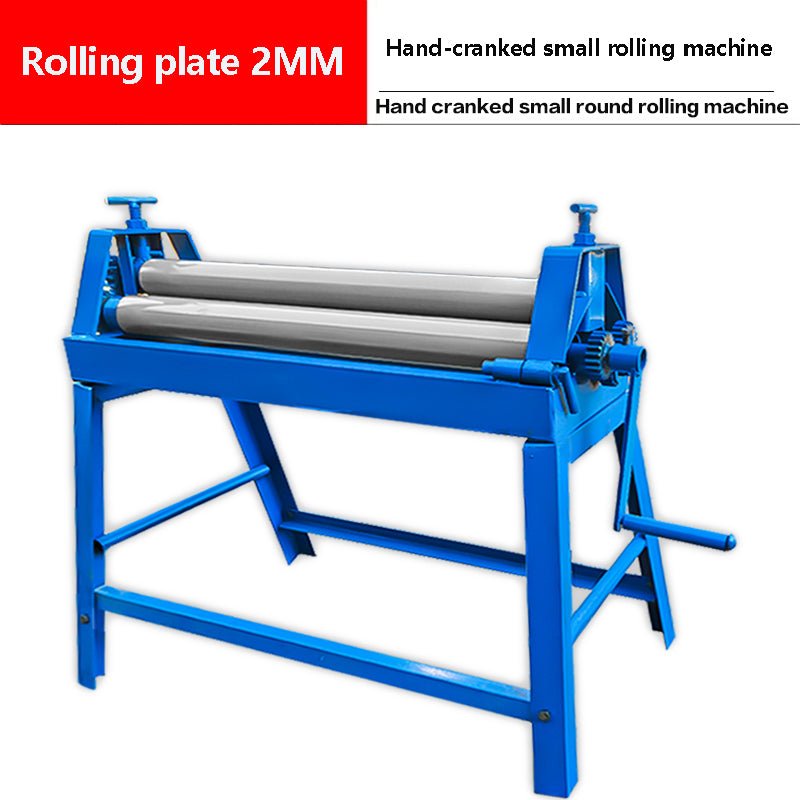 DIY Manual Plate Rolling Machine Soft Metal Tube Bending Machine Household Round Roller Tube Machine Bending Processing Tools