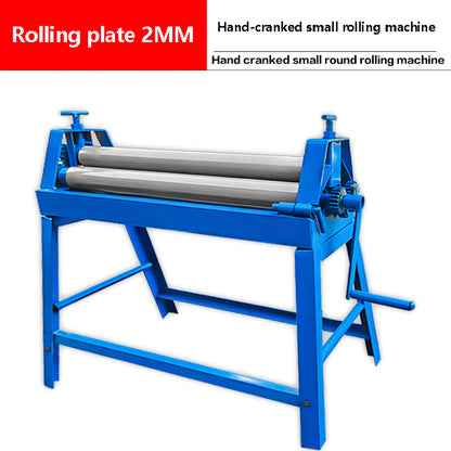 DIY Manual Plate Rolling Machine Soft Metal Tube Bending Machine Household Round Roller Tube Machine Bending Processing Tools