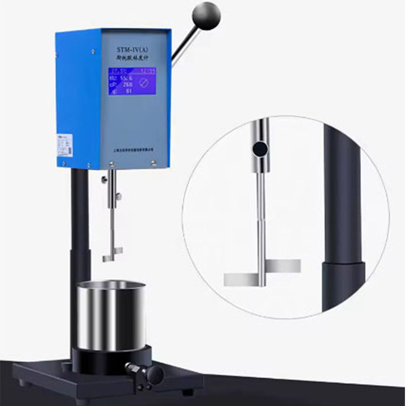 LCD Screen Lab Viscosimeter Testing Equipment Digital Sensor Rotary Viscometer Oil Glue Viscosity Meter Measuring Devices