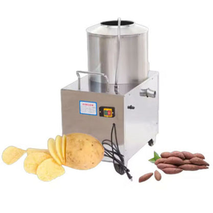Commercial Small Potato Peeler Automatic Stainless Steel Peeling Machine Taro  Groundnut Ginger Peeler