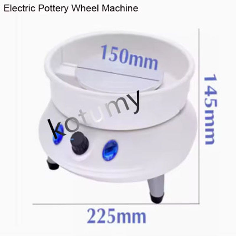 Electric Pottery Wheel Machine crafts Turntable Ceramic DIY Sculpting Tool Machine