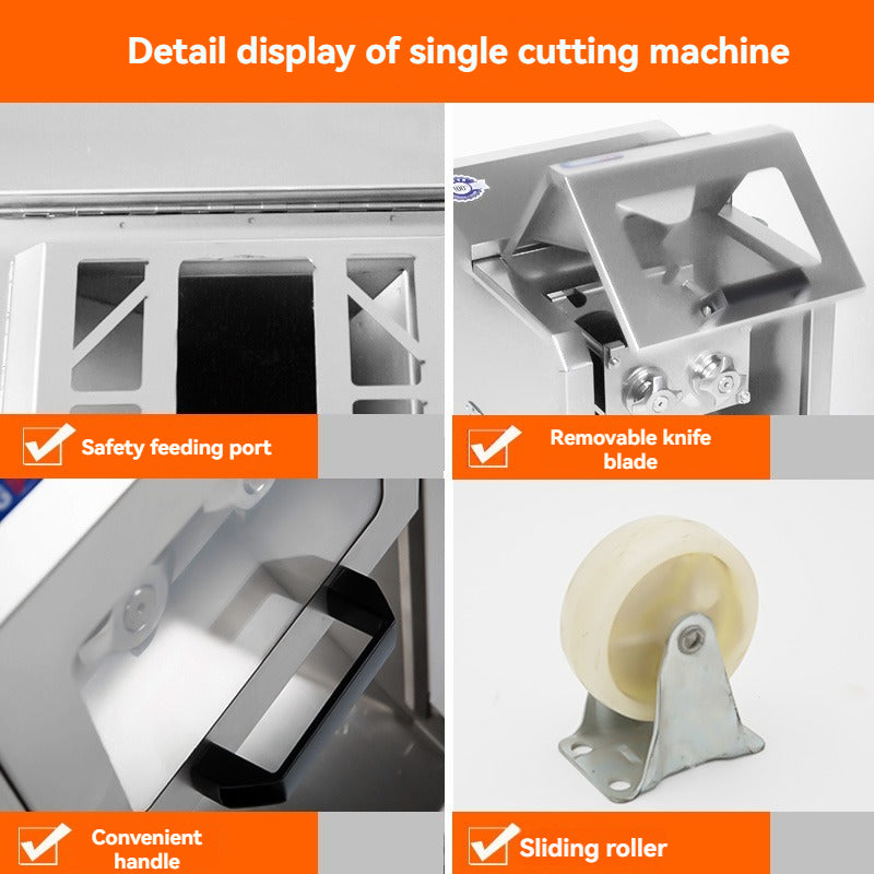 Commercial Meat Grinder Stainless Steel Slicer Shredder Meat Cutter Copper Core Food Machinery Detachable