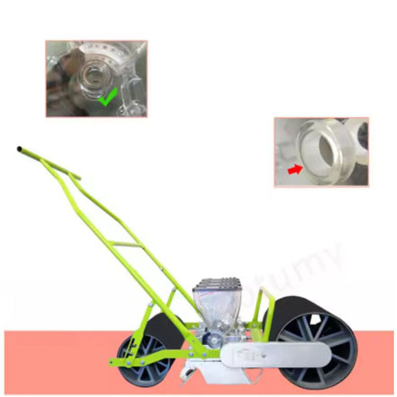 Carrot seeding planting machine cabbages vegetable hand push seeder