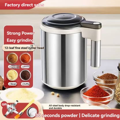 Small household grinding machine, ultra-fine grinding machine, five grain and miscellaneous grain broken wall crusher
