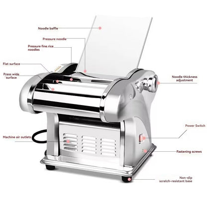 Electric noodle press machine, household fully automatic small multifunctional rolling machine, stainless steel noodle machine