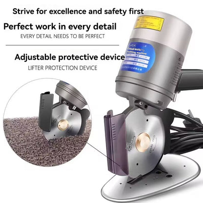 125 round knife fabric cutting machine, electromechanical scissors, electric cutting knife cutting machine