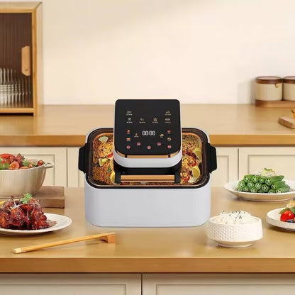 Air electric fryer, household microwave oven, new visual multifunctional intelligent oven all-in-one machine