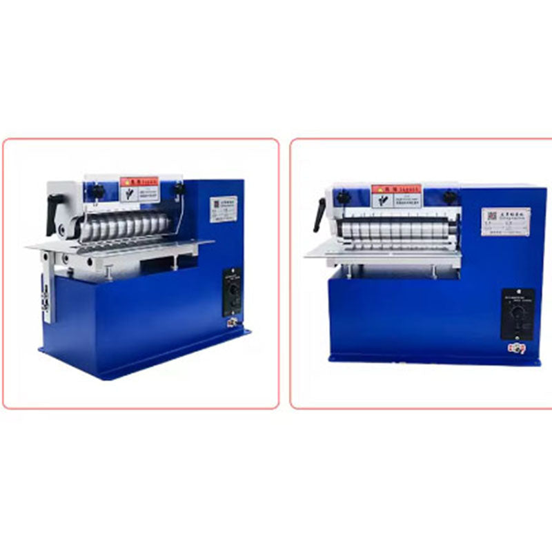 Small Leather Slitting Machine Slitting Machine Rhinestone Plastic Board Silicone Paper Slitting Machine Speed Regulati