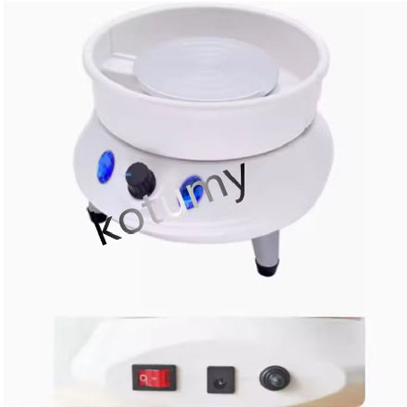 Electric Pottery Wheel Machine crafts Turntable Ceramic DIY Sculpting Tool Machine