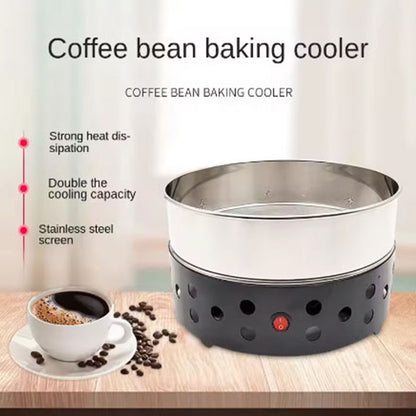 Coffee Bean Cooler roasting Heat Dissipation Coffee Bean Cooling plate 350g/600g Double layer Heat Sink Rapid Cooling Cooler