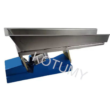 Small electromagnetic vibrating feeder processing capacity 1 ton vibration conveying machinery