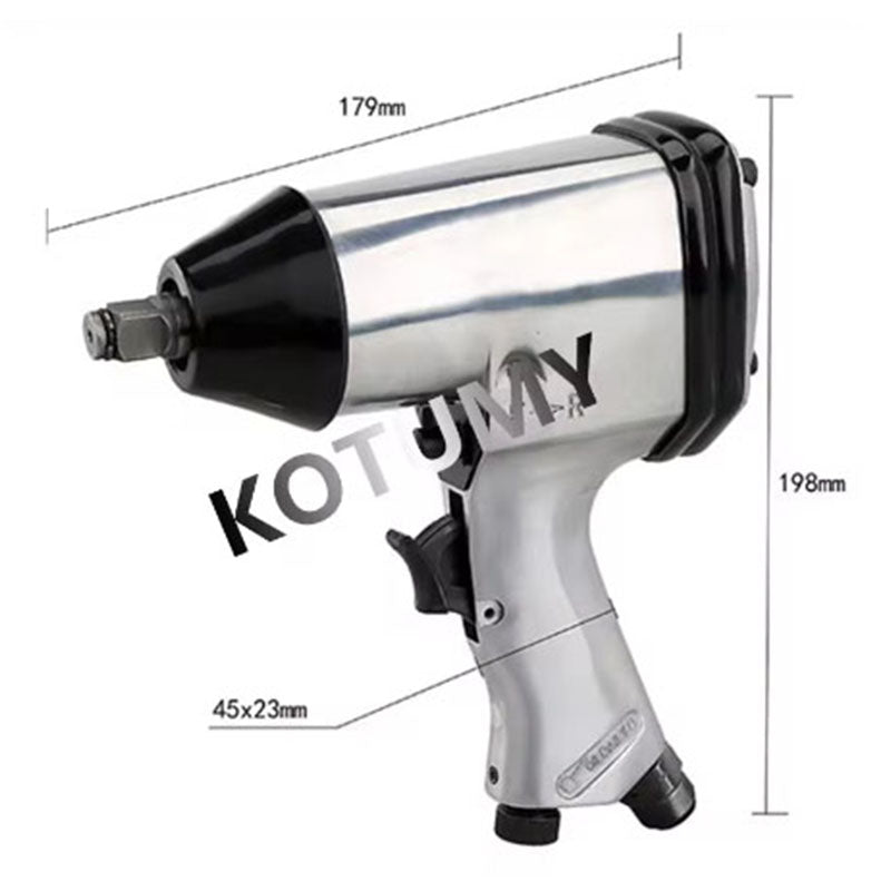 Air Pneumatic Wrench 1/2 Inch Pneumatic Impact Spanner Large Torque Tire Removal Tool Workshop Tools