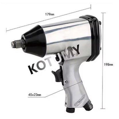 Air Pneumatic Wrench 1/2 Inch Pneumatic Impact Spanner Large Torque Tire Removal Tool Workshop Tools
