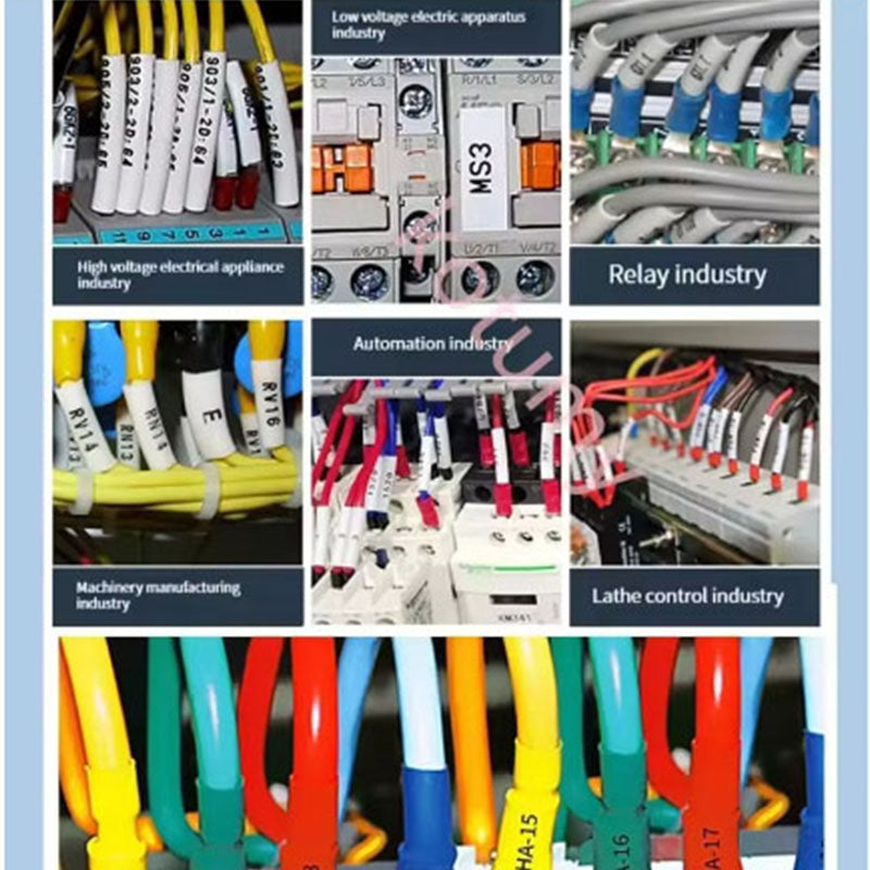 Line numbering machine LK280 Bluetooth portable handheld number tube Wire identification marking machine Sleeve printer