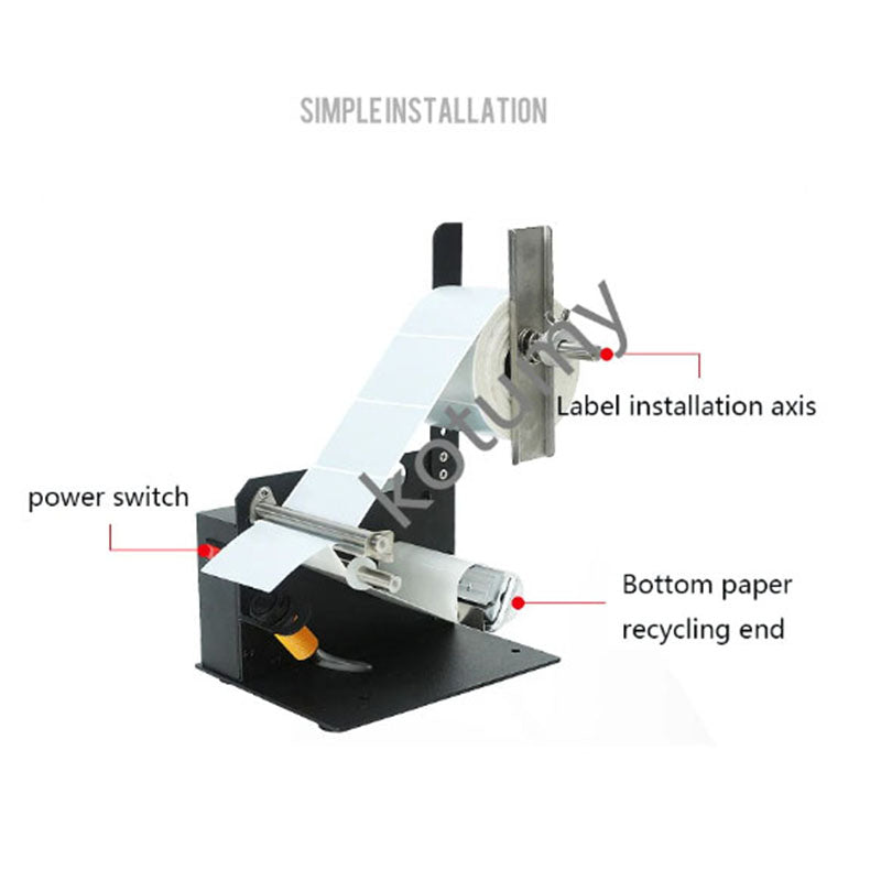 New Automatic Multi Row Label Peeling Machine Adhesive Label Peeling Separator Barcode Paper Tearing Machine, Automatic Label Pe