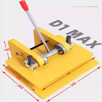 320 * 220mm Manual Die Cutting Machine Sampling Small Punching Press Machine Knife Die Cutting Machine Fabric Cutting Leather Cu