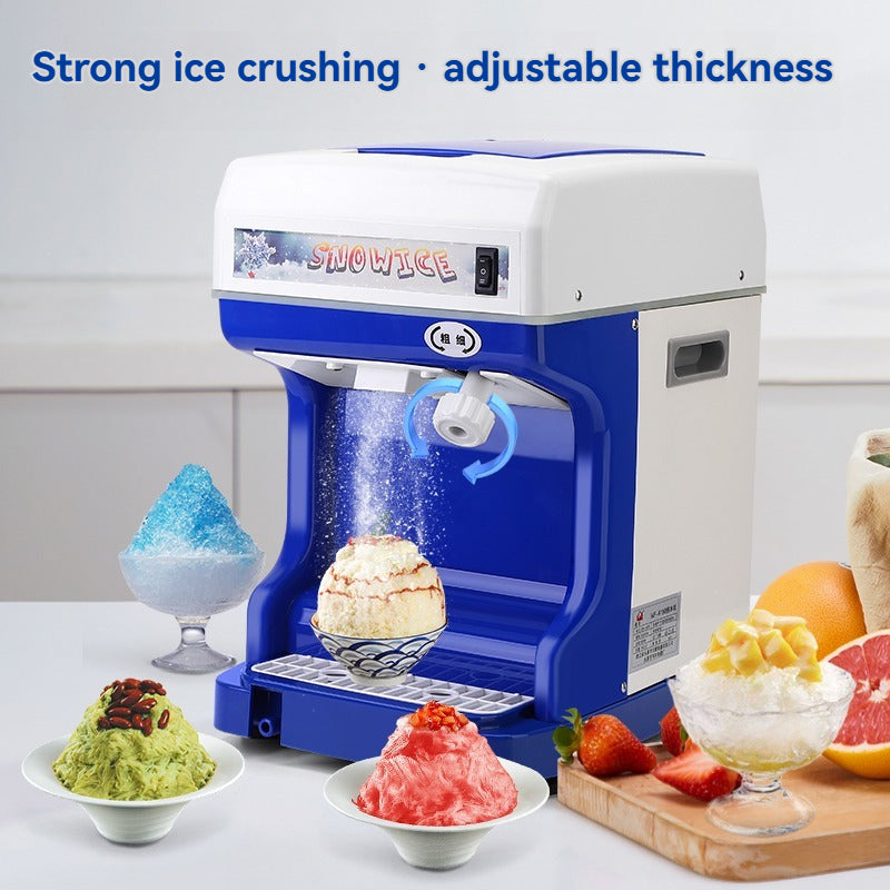 Shaved ice, commercial snowflake ice, full-automatic, multi-function, high-power, small ice breaker, sand ice, milk tea shop, ice breaker