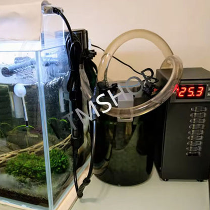 New Constant Temperature Adjustable Semiconductor Electronic Small Chiller Aquarium Fish Tank Circulating Water Cooler