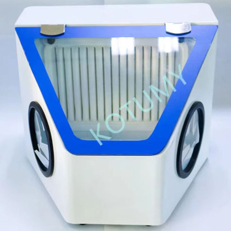 Sandblasting ProtectorDust Engraving operation box Dental Dust Box Large Space Sandblasting Machine