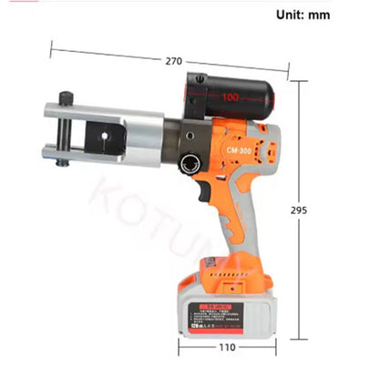 Rechargeable Copper Aluminum Terminal Crimping Plier Electric Cable Plier CM-300 Electric Hydraulic Pliers 18v Electrician Plier