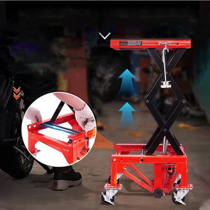 Portable Lift Stand Table hydraulic lifting frame jack for motorcycle high-level hoist lifting platform