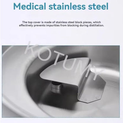 700W Household Pure Dew Distiller Distilled Water Machine 4L/6L Stainless Steel Distilled Water Maker For Home 220V