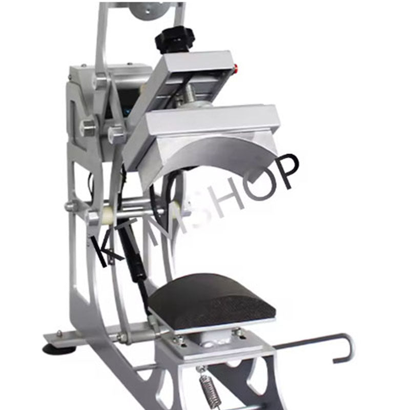 2 in 1 semi-automatic multifunctional Hat Cap Heat Press Printer Label Transfer heat transfer printing machine