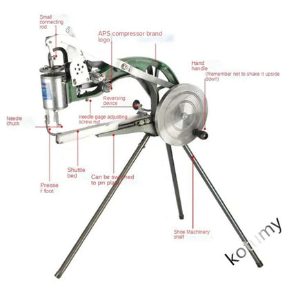 Shoe Repairing Machine Hand Shoe Machine Manual Shoe Sewing Mending Machine For Bags Cloth Leather Goods