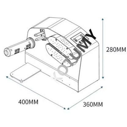 Fully Automatic Buffering Air Cushion Machine Fast Sealing Machine Express Packaging Household Air Inflation Packaging Machine