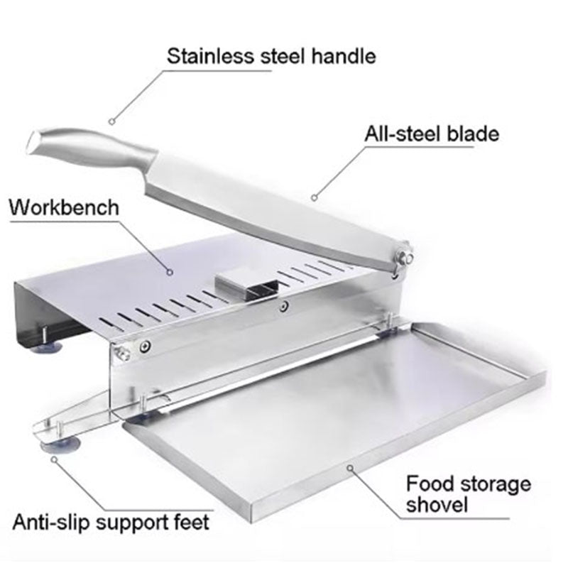 Manual Slicer, Household and Commercial Bone Slicer, Beef, Vanilla, Lamb Roll, Meat Slicer, Small Tool