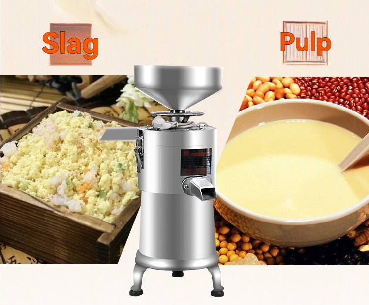 Commercial pulping machine 100 stainless steel funnel pulp separation pulping machine